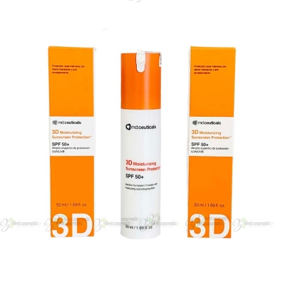 Kem chống nắng Md Ceuticals 3D Moisturizing Sunscreen Protection SPF 50+, Bảo vệ da sau Laser 50ml